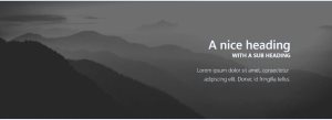 Full width cover – text right constrained